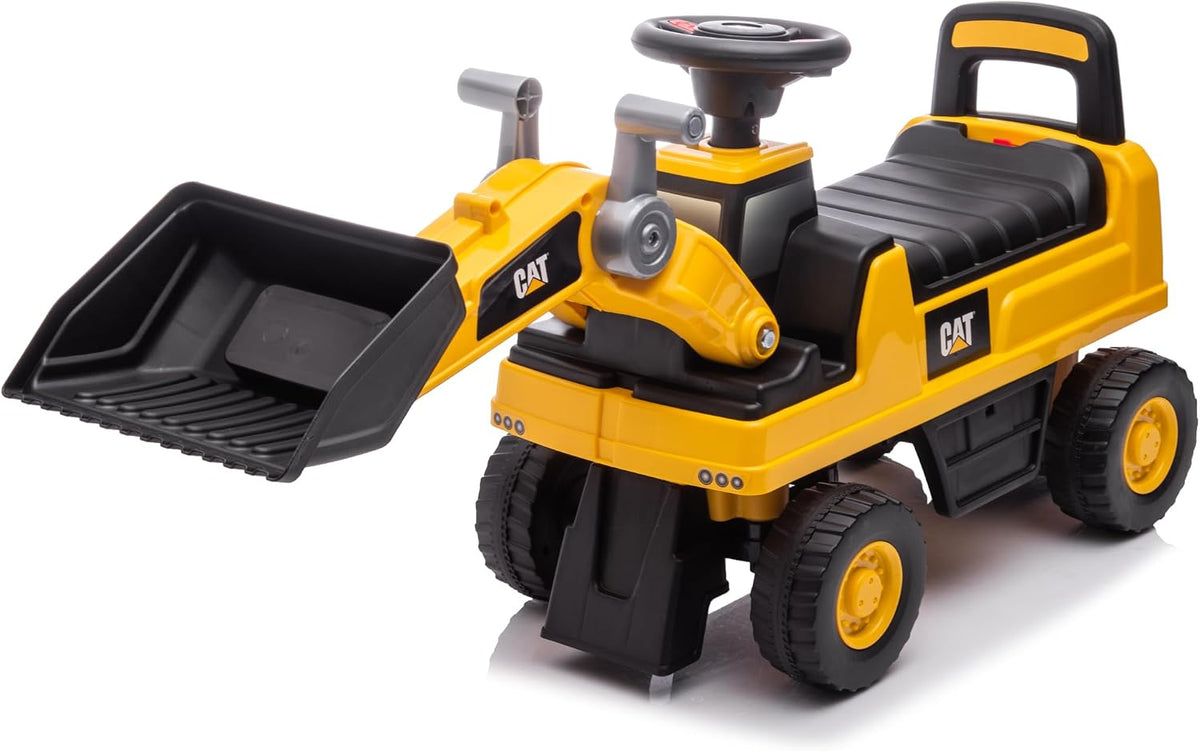Best Ride On Cars CAT - Coche de empuje con cargador frontal, jugue...