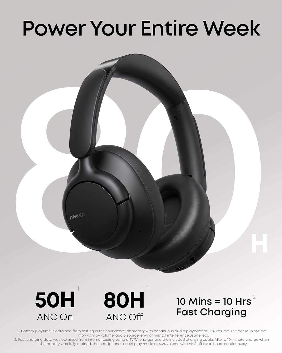 Soundcore by Anker Q31i, auriculares adaptativos con cancelación de...