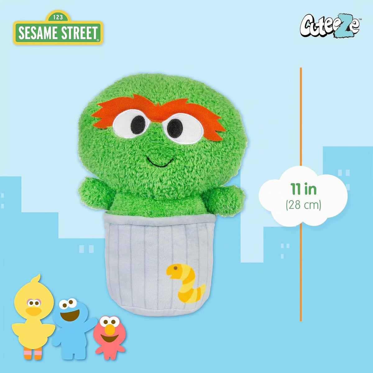 Kids Preferred Sesame Street Oscar the Grouch - Peluche de peluche...