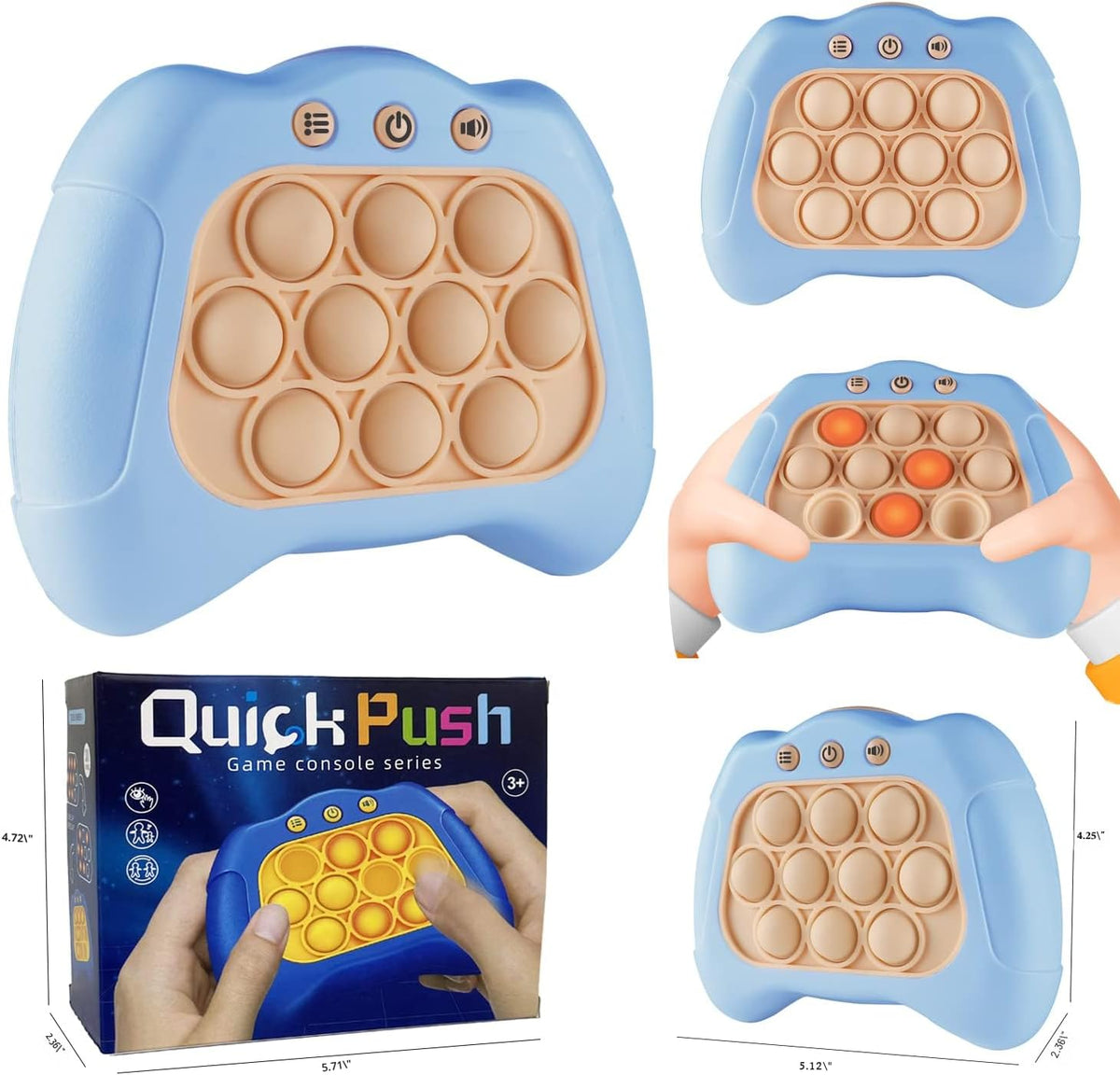 Intoypad Pop The Target! Máquina de juego de mano para ansiedad de...
