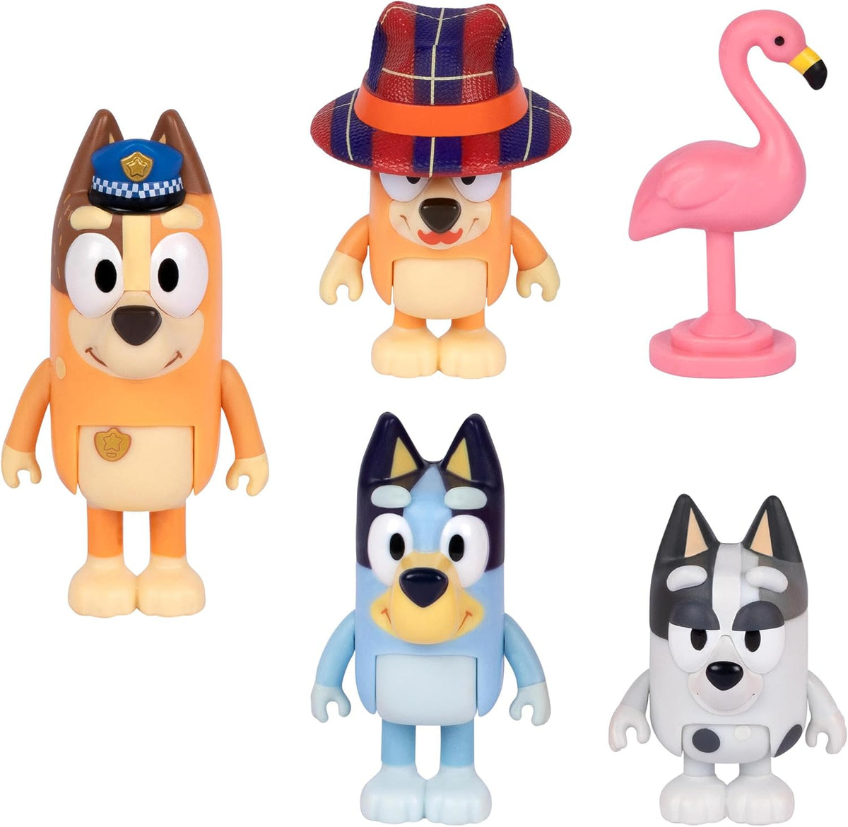 Bluey Paquete de 4 figuras The Sleepover, juguetes con temática de...