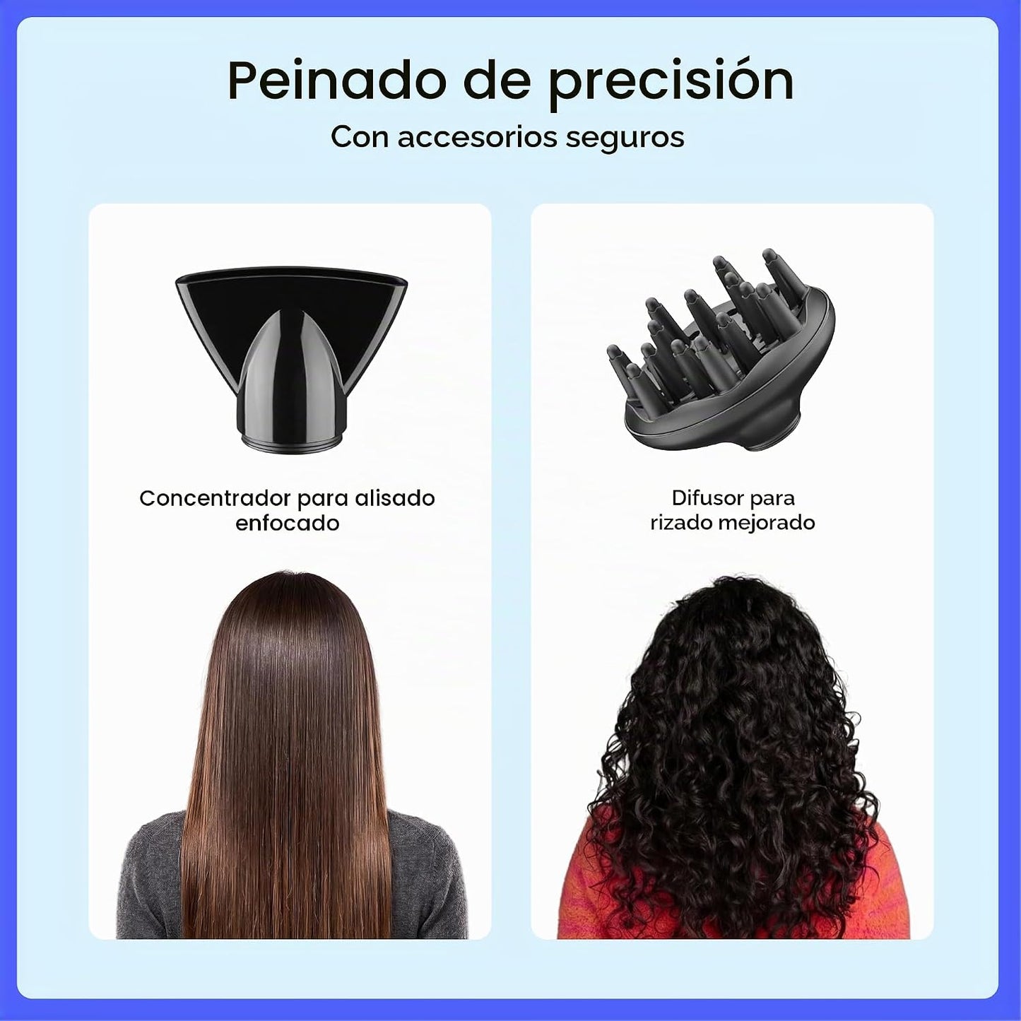 Conair InfinitiPRO - Secador de pelo con difusor y concentrador, 18...