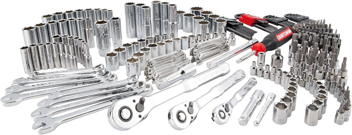 CRAFTSMAN Juego de herramientas mecánicas de 230 piezas, juego de l...