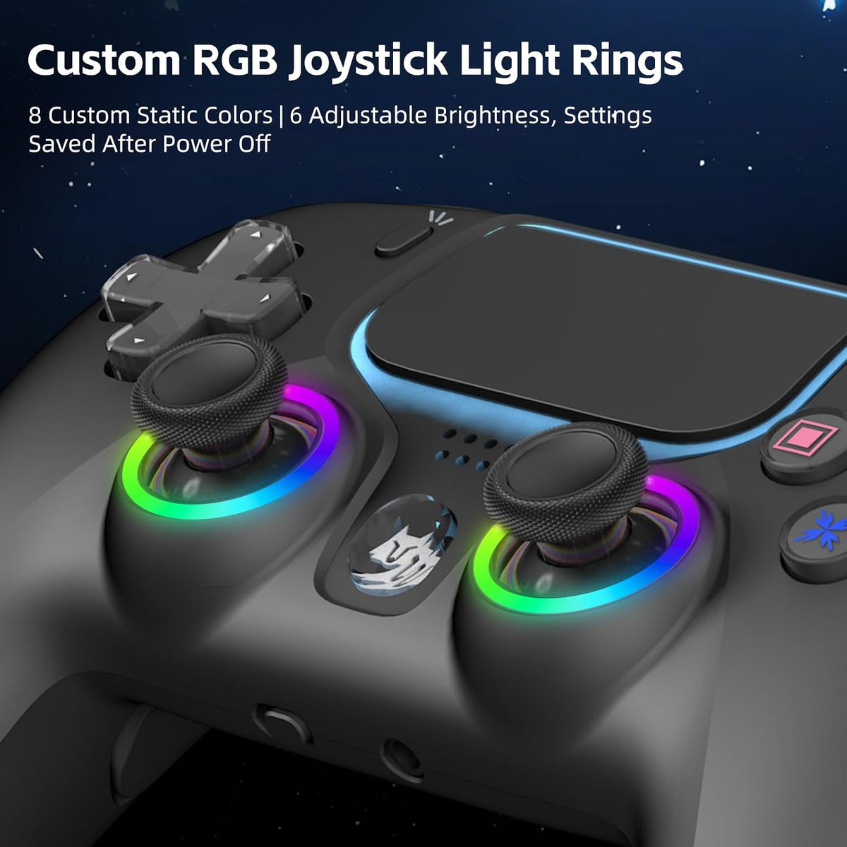 Controlador inalámbrico PS5 Efecto Hall Joystick antideriva Gamepad...