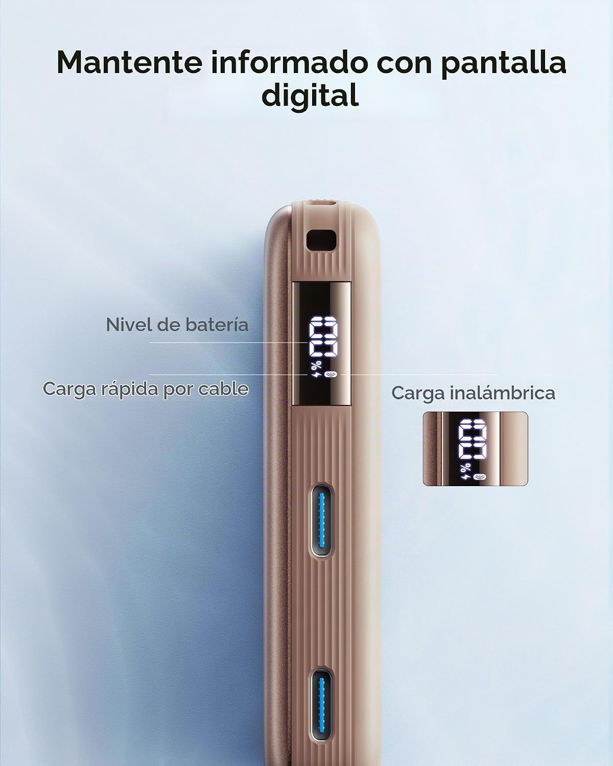 INIU Banco de energía más delgado para MagSafe, 10000 mAh Qi2.2 cer...