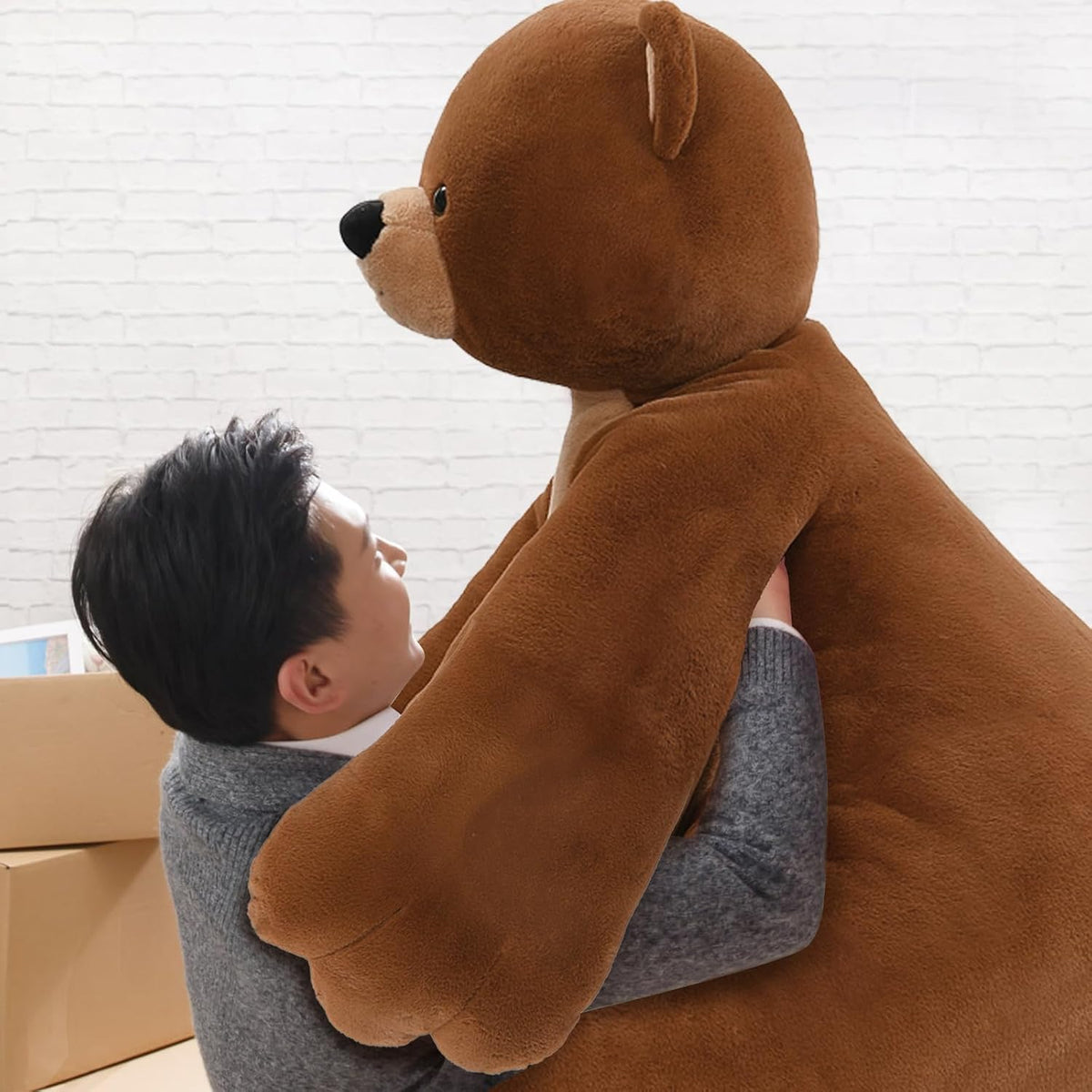 MaoGoLan Oso de Peluche Gigante Animal de Peluche, Cabeza Pequeña Ú...