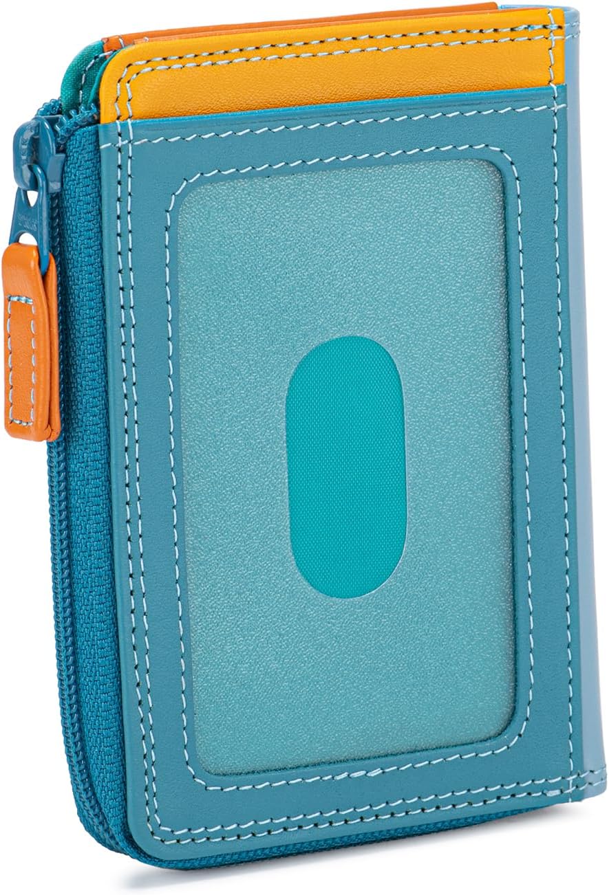 Mywalit Monedero Cartera ID Titular Cremallera Cuero Estilo 334