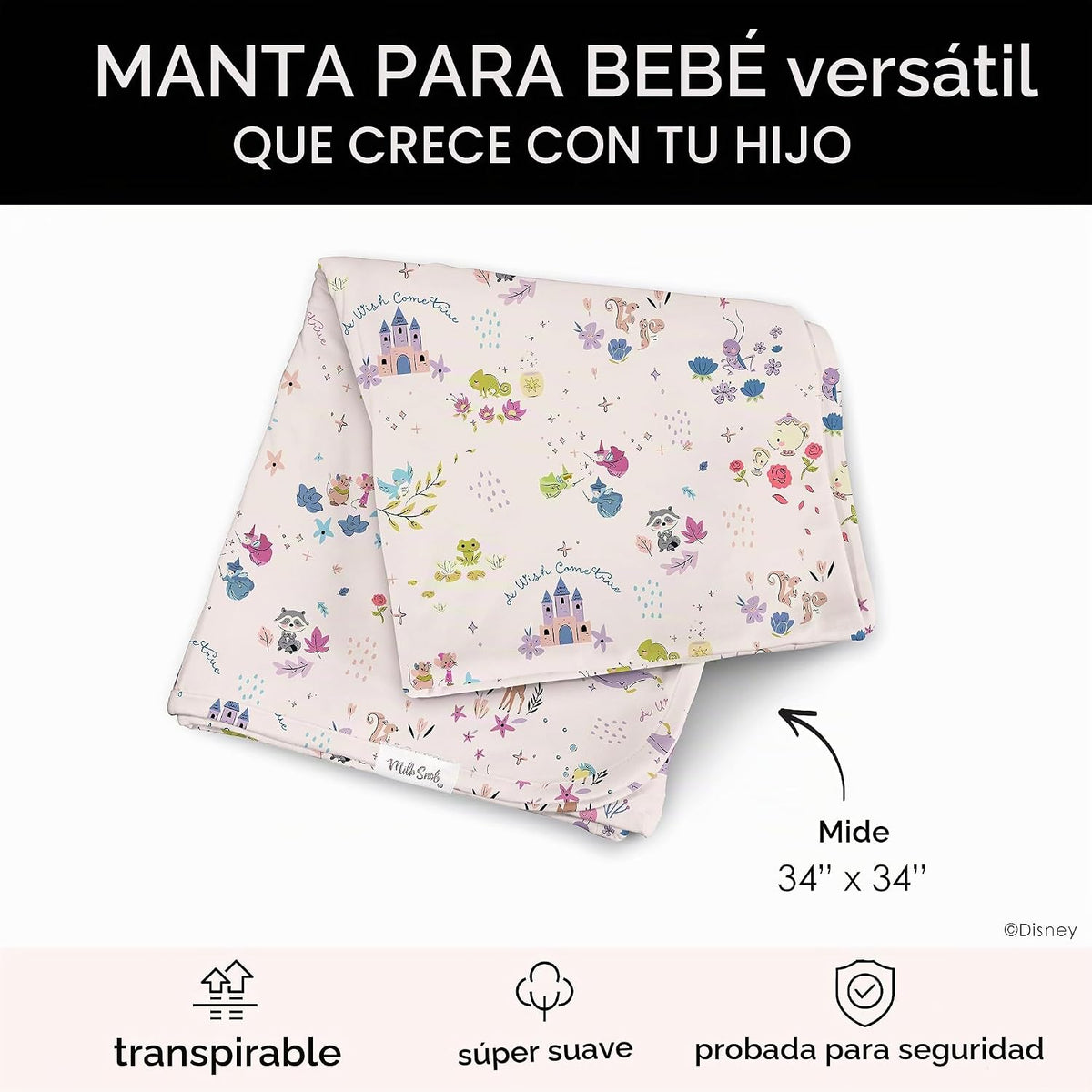 Milk Snob - Manta de recepción de Disney (A Wish Come True) | Recep...