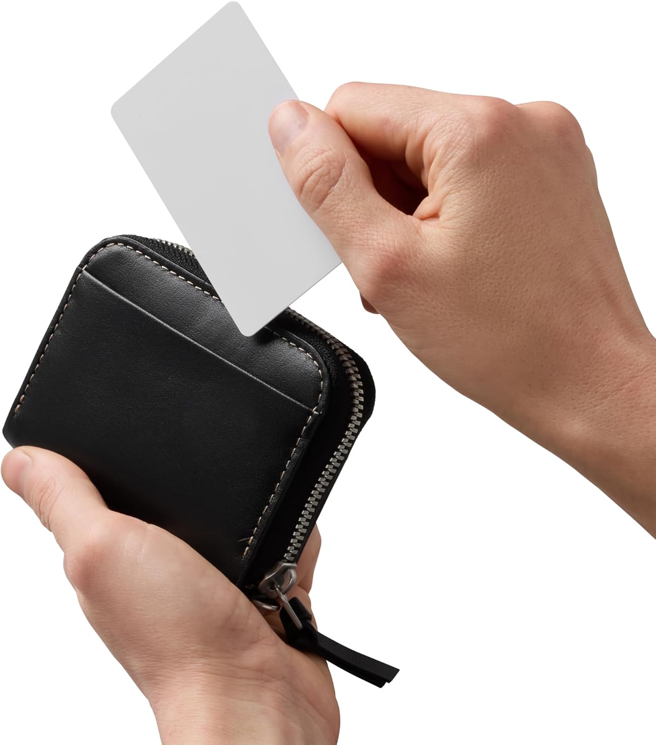 Bellroy Folio Piccolo, Cartera pequeña de cuero con cremallera - Ne...
