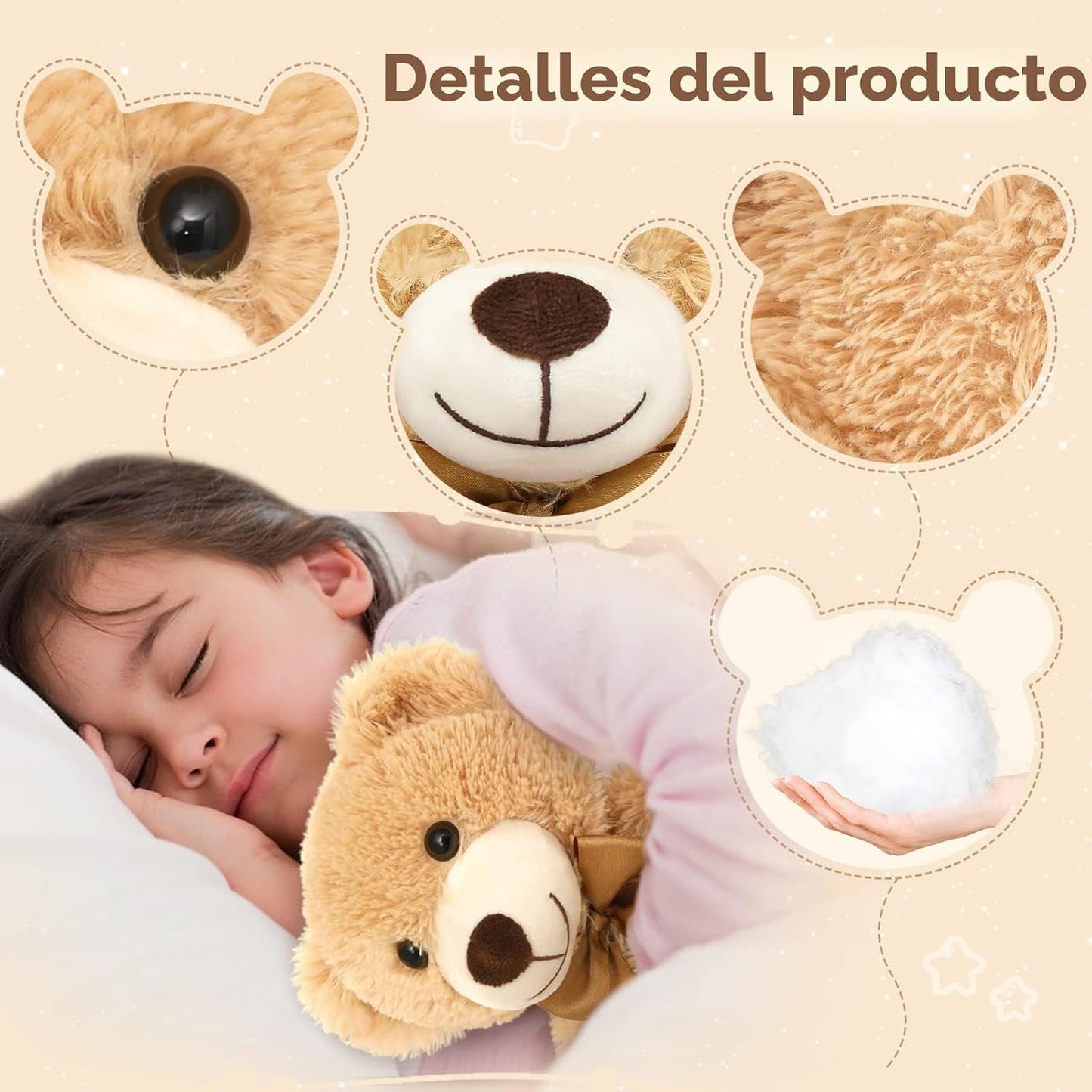 Tezituor Paquete de 3 osos de peluche a granel de 14 pulgadas para...