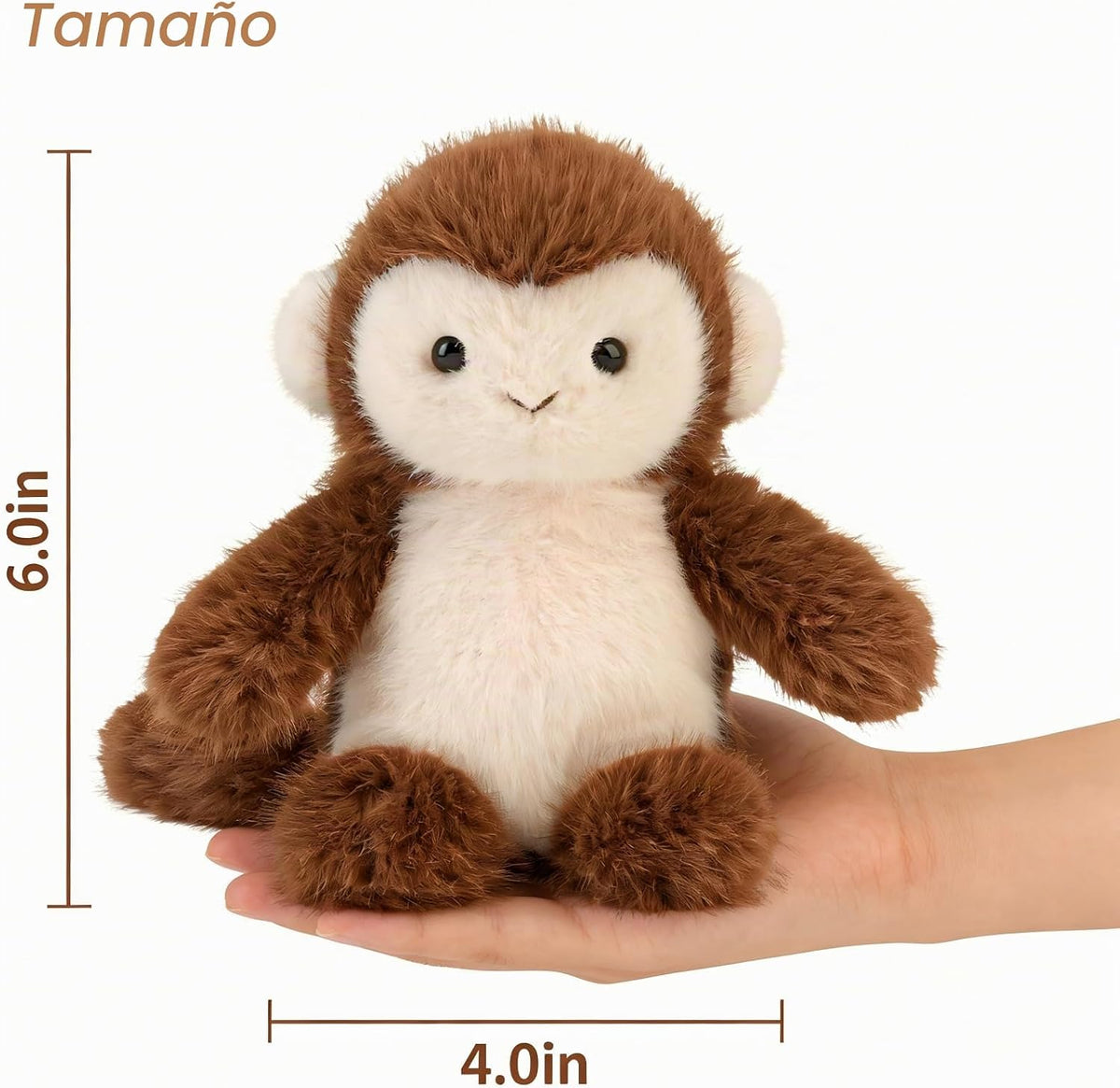 OROZCOR Mono de peluche de animal lindo mono de peluche, regalos pa...