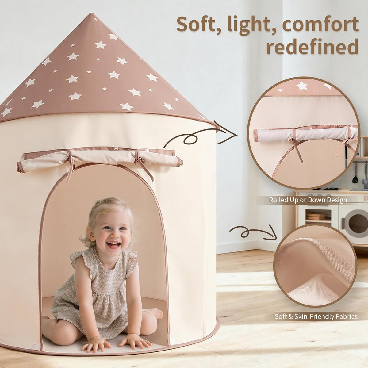 Sumbababy Tienda de campaña para niños con túnel de gateo: pozo de...