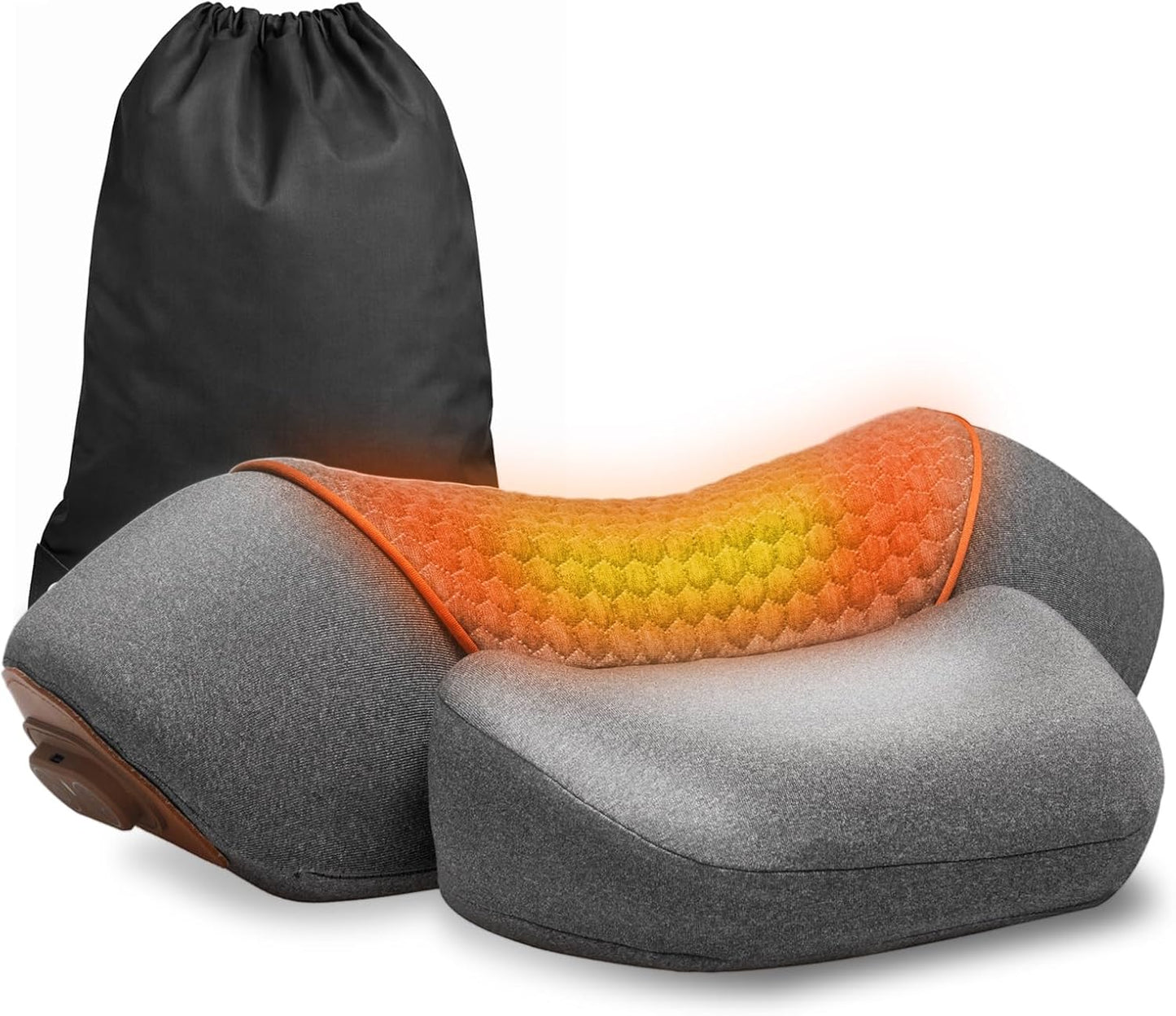 swancode Almohada masajeadora de cuello 3 en 1 para aliviar el dolo...