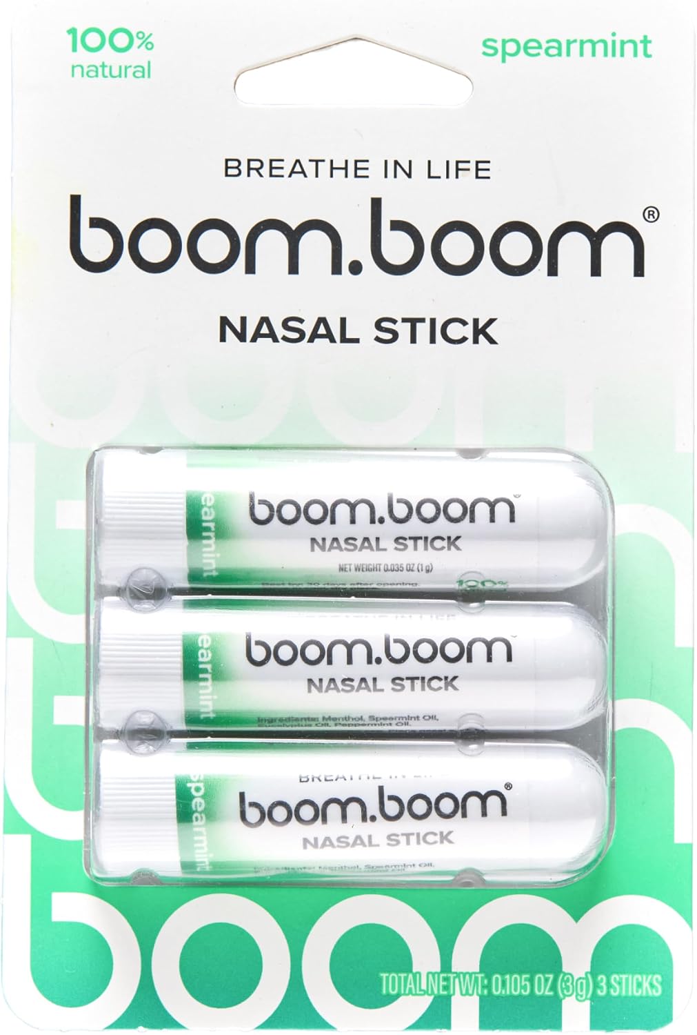 BoomBoom inhalador nasal | Tecnología de flujo de vapor | Sensación...