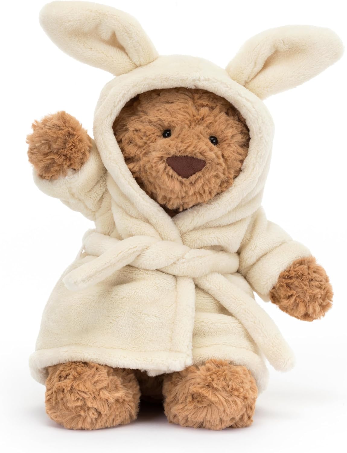 Jellycat Oso Bartholomew con Albornoz Peluche, 10 pulgadas - Oso de...