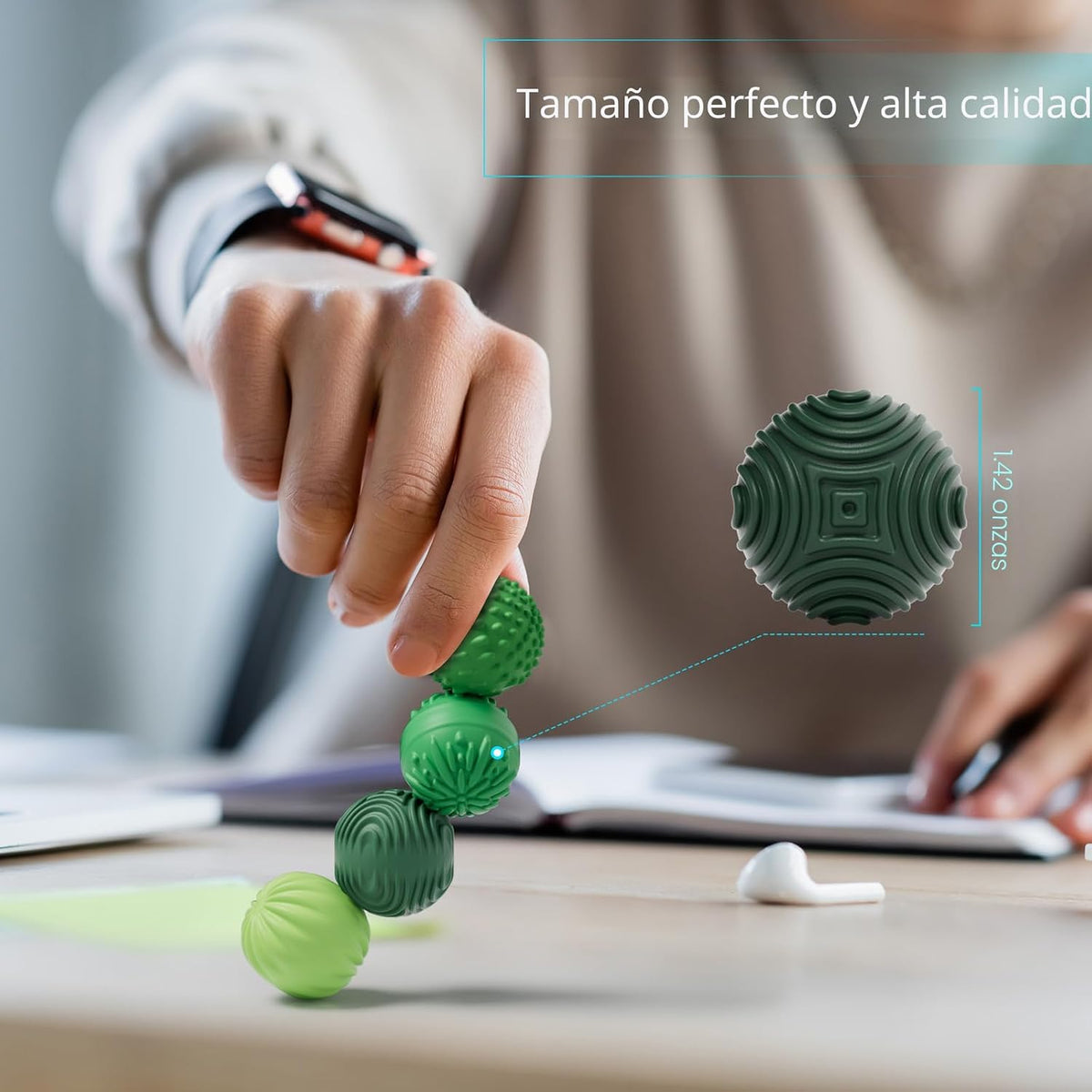 luckdoor Bolas Magnéticas de Silicona Fidget para Adultos y Adolesc...