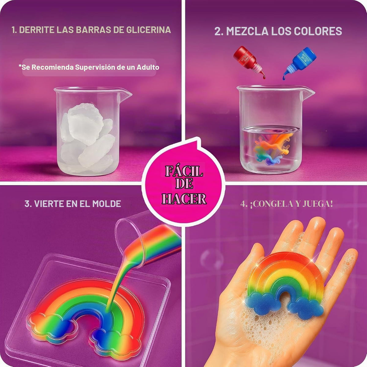 Doctor Jupiter Glow in the Dark - Kit de fabricación de jabón de pr...