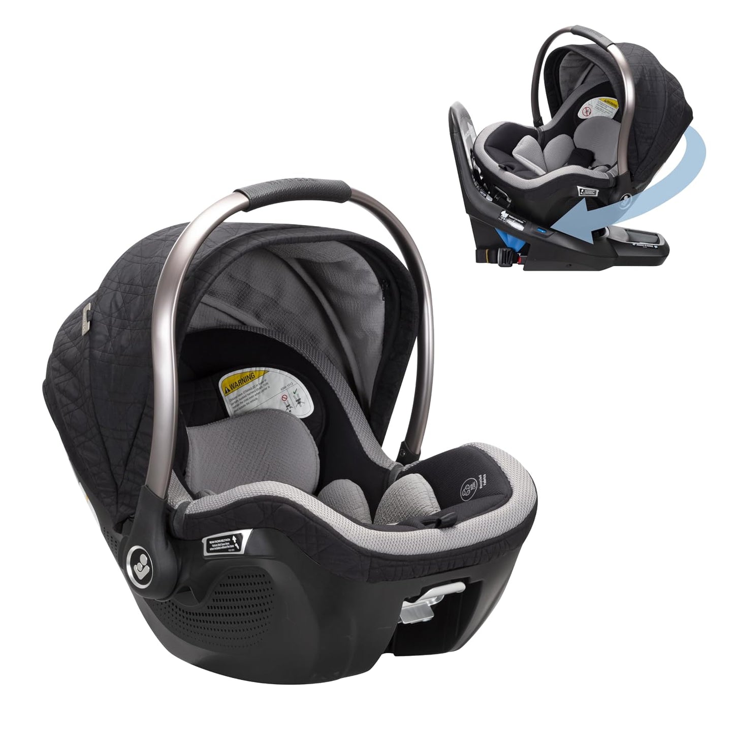 Maxi-Cosi Peri 180 - Asiento de coche giratorio para bebé, asiento...