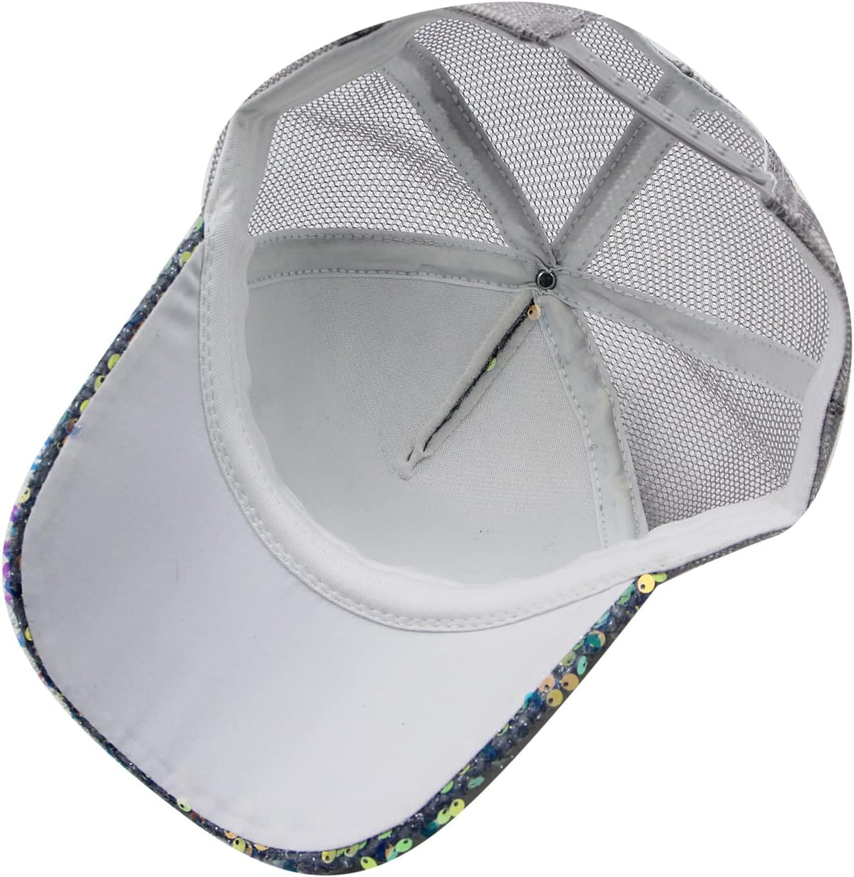 BOLLEY JOSS Gorra de béisbol con lentejuelas para mujeres y niñas,...
