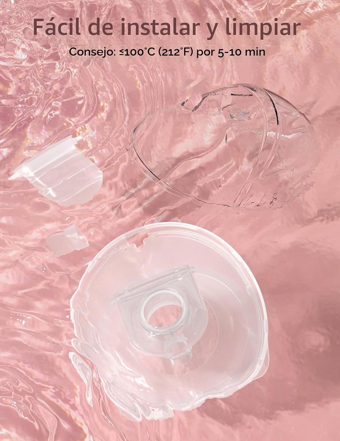 Momcozy Piezas de repuesto para extractor de leche M6, juego comple...