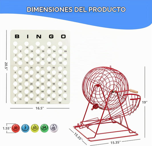GSE - Juego de bingo profesional para adultos y grupos grandes, (ja...