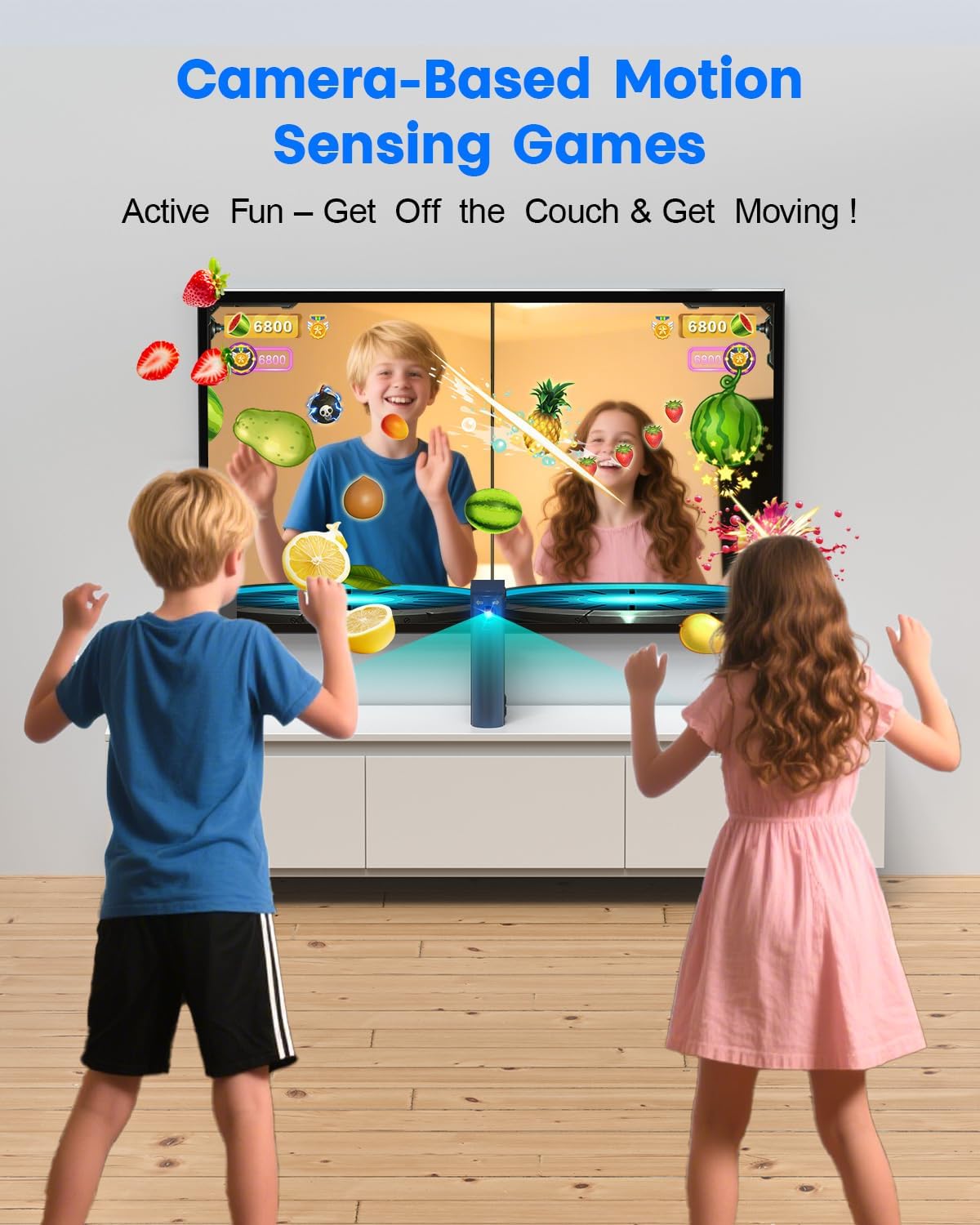 MetFut Consola de juegos AR Motion para niños: sistema de juego de...