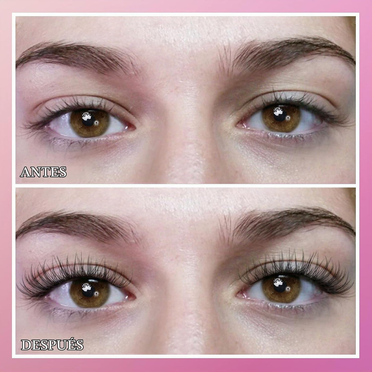 SLSXNL - Extensiones de pestañas rizadas en racimo, naturales y dis...