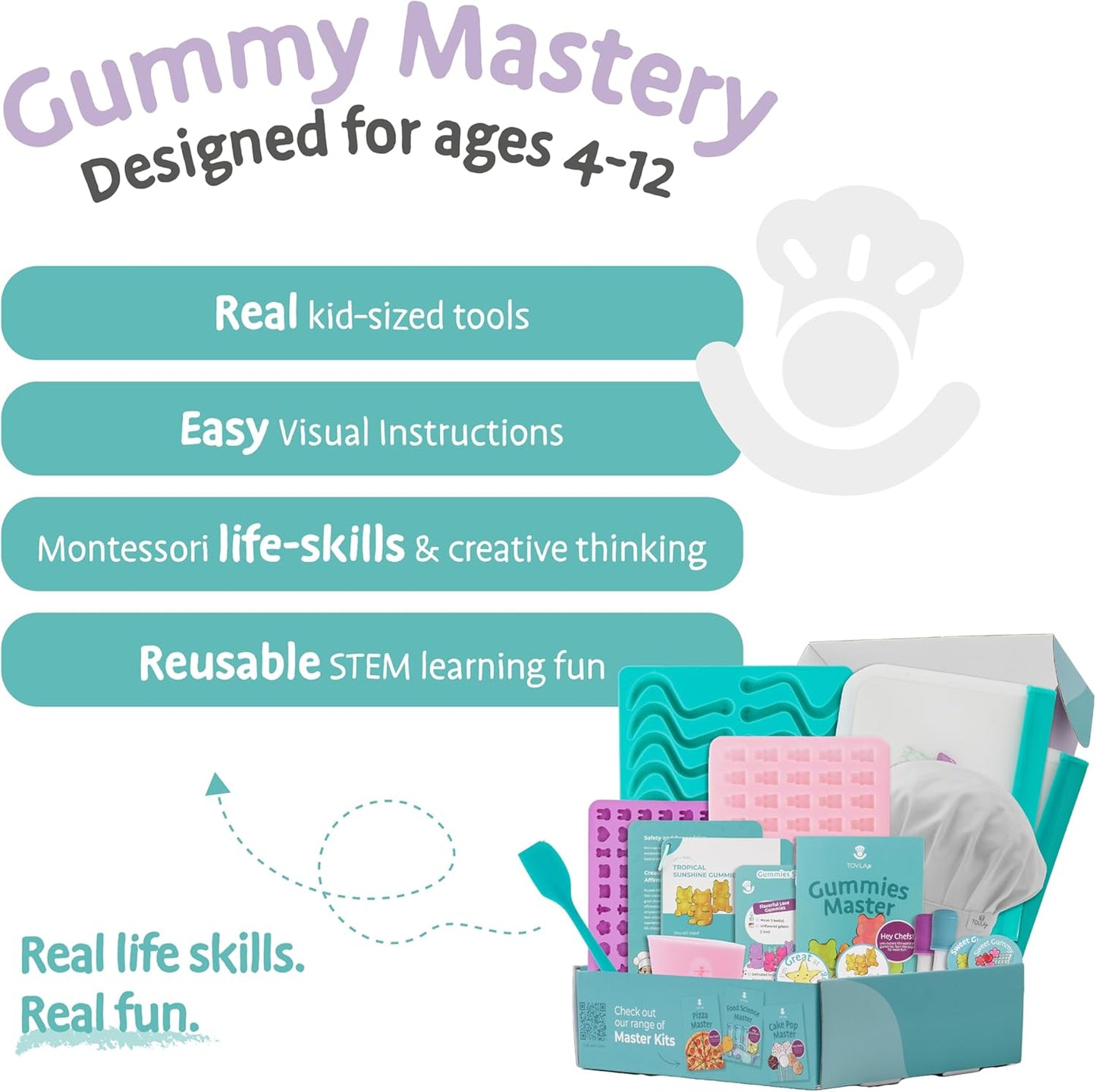 Kit de fabricación de gomitas Tovla Jr. Ultimate para niños \u2013...