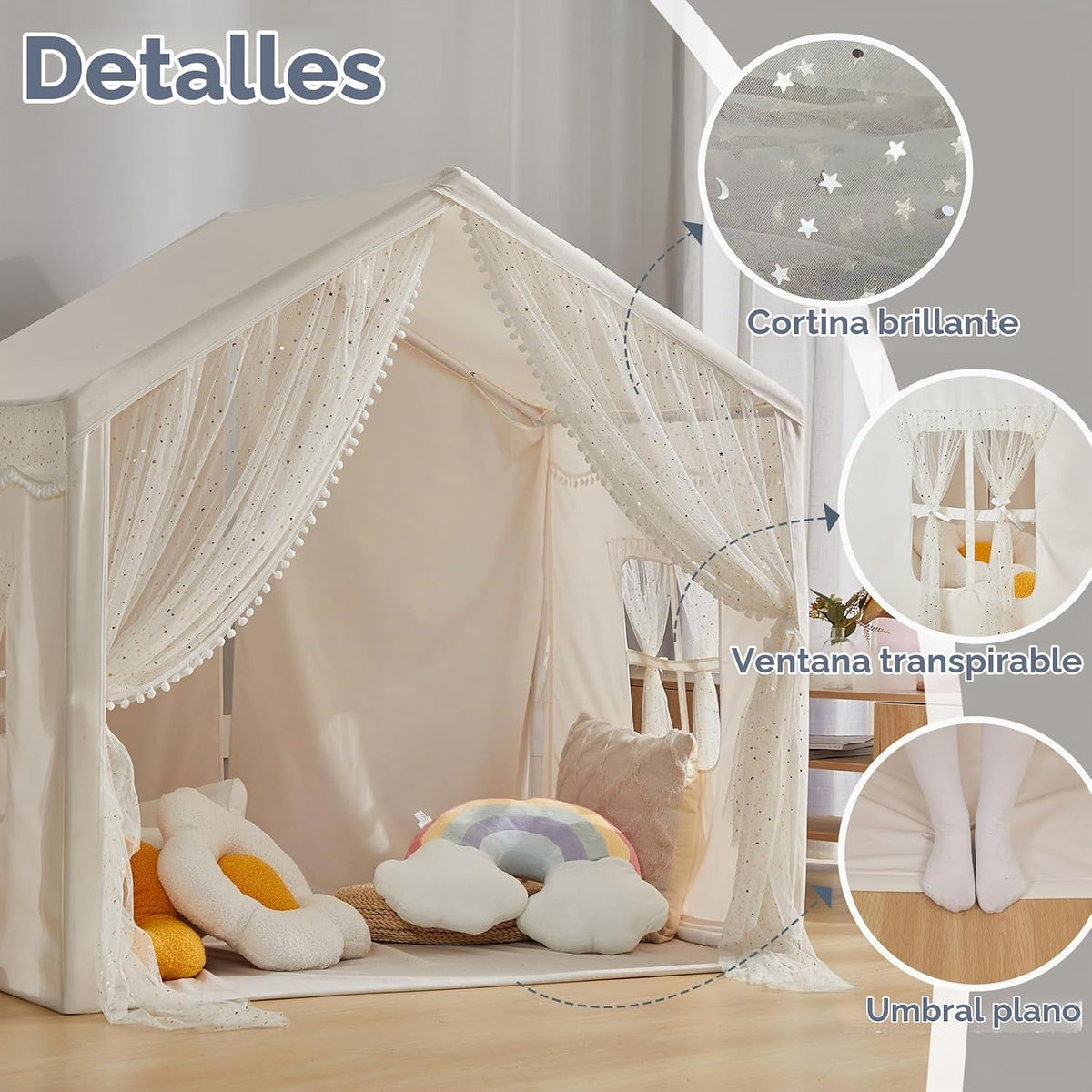 Tienda de campaña para niños, tienda de campaña para niños pequeños...