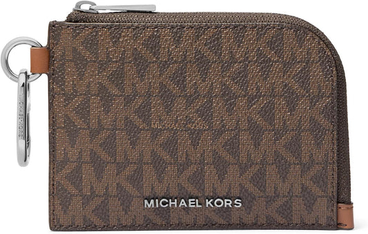 Michael Kors Bolsa Hudson con cremallera en L para hombre, herrajes...