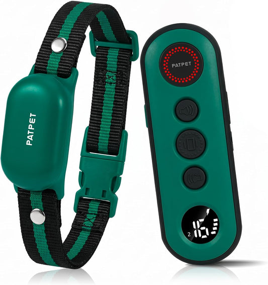 PATPET Collar de Entrenamiento para Perros con Control Remoto - Col...