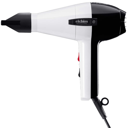 Elchim 2001hp Secador de pelo de alta presión, 2000 vatios, negro\/...