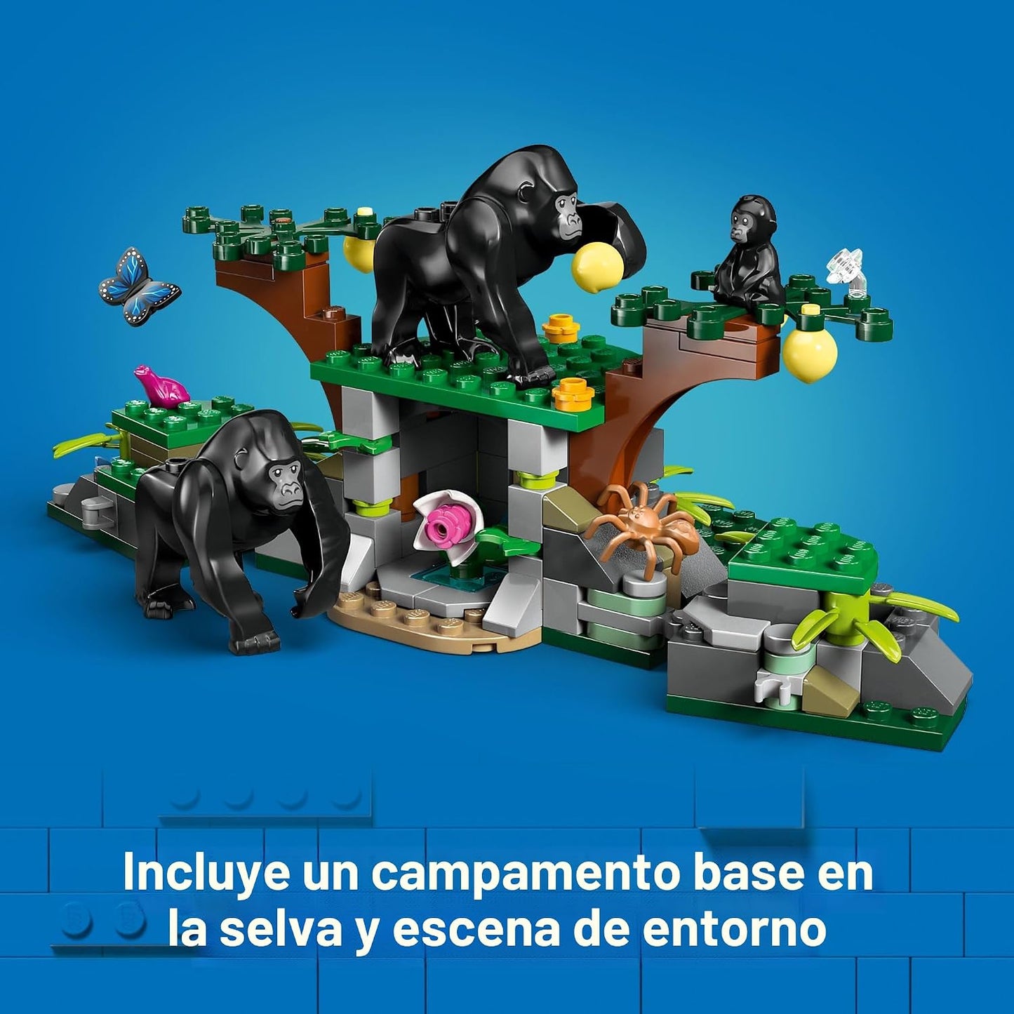 LEGO City Jungle Explorer - Helicóptero de juguete explorador de la...
