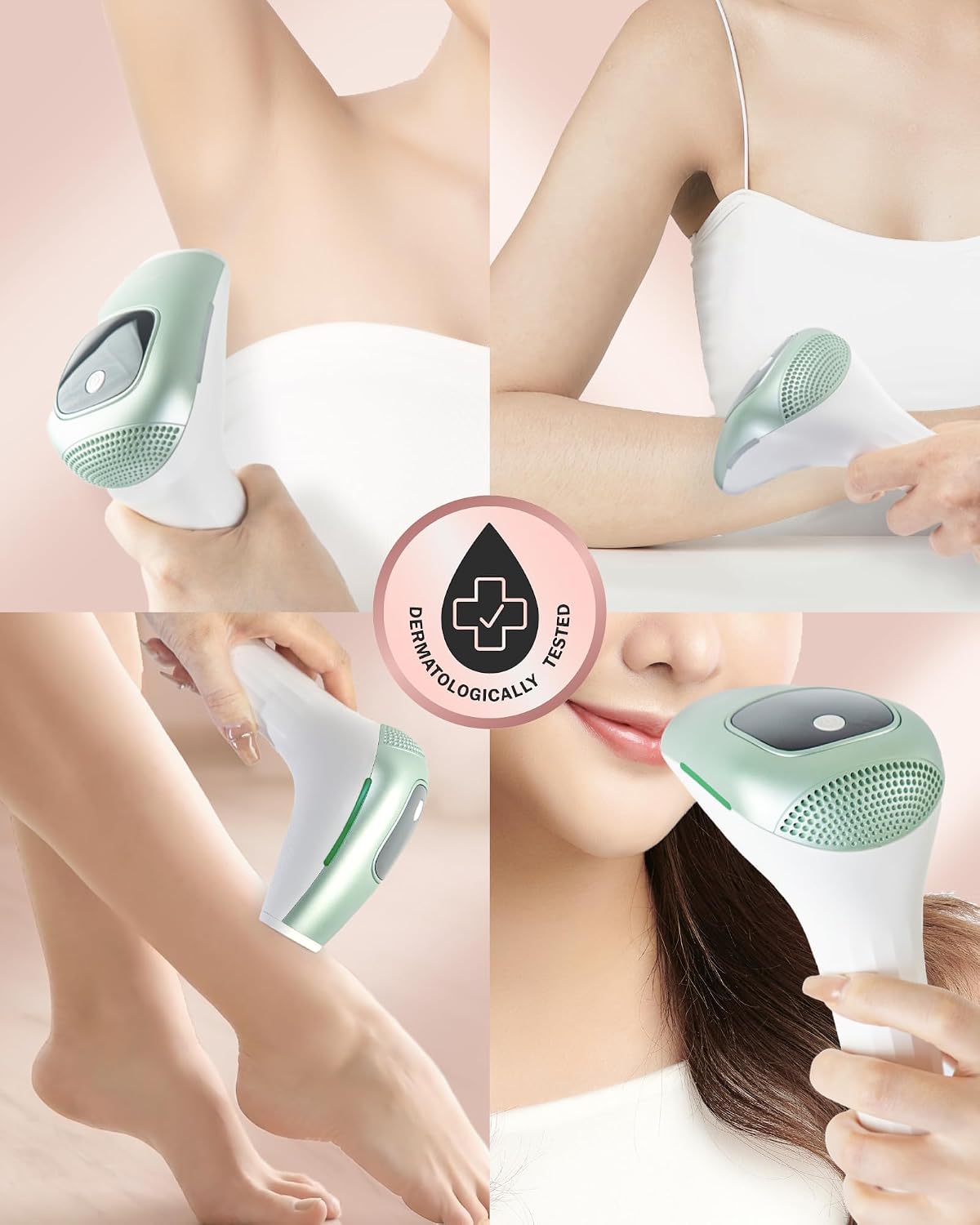 Xsoul Depilación láser IPL, removedor de vello sin dolor para mujer...