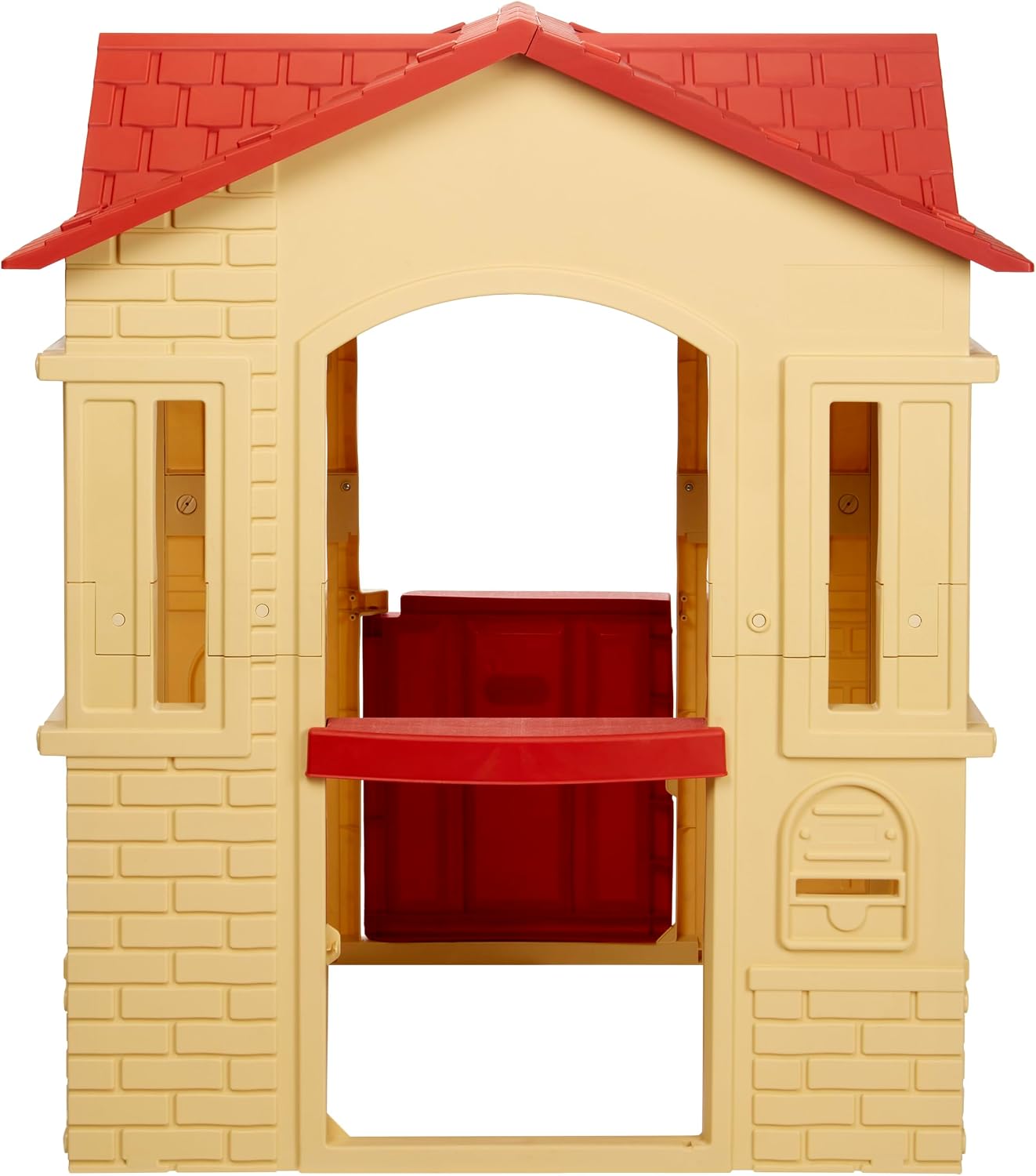 Casa de juegos Little Tikes Cape Cottage con puerta, ventanas y per...