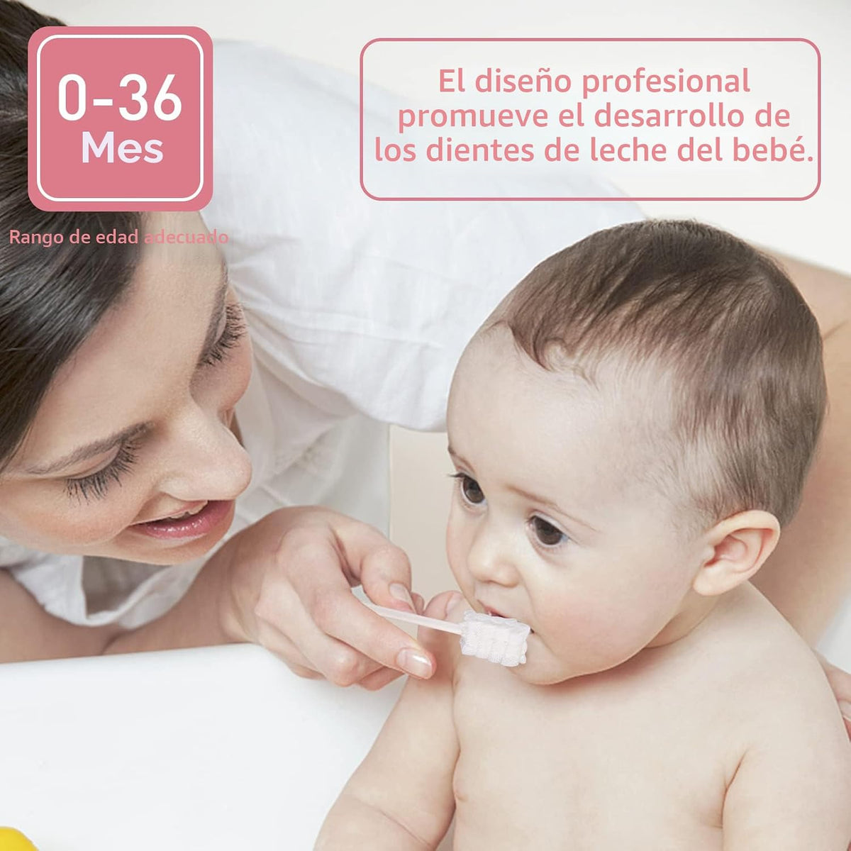 Mokoala Limpiador de lengua para bebés, cepillo de dientes para beb...