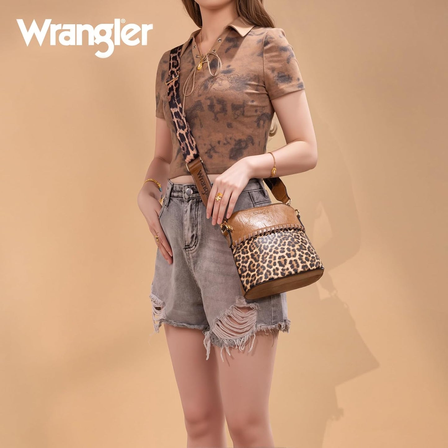Wrangler Juego de 3 monederos para mujer, bolso cruzado y cartera c...