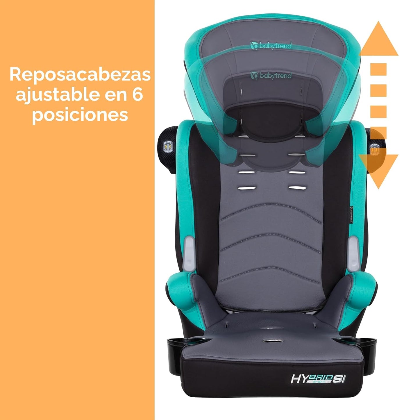 Baby Trend Hybrid SI 3 en 1 Asiento elevador combinado para coche c...