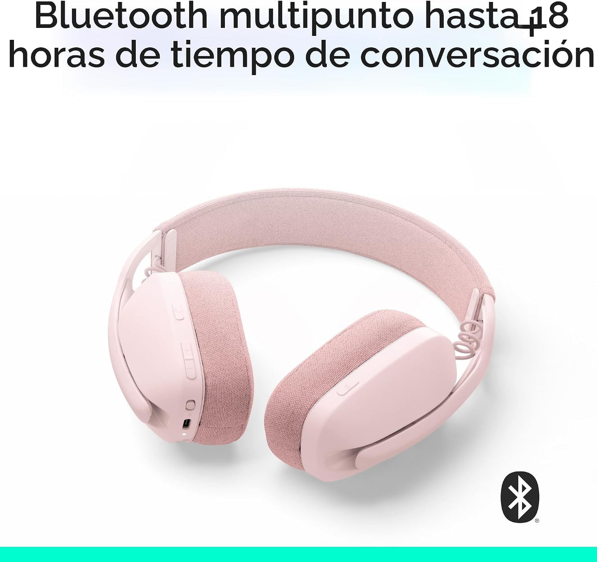 Logitech Zone Vibe 100 Auriculares inalámbricos ligeros sobre la or...