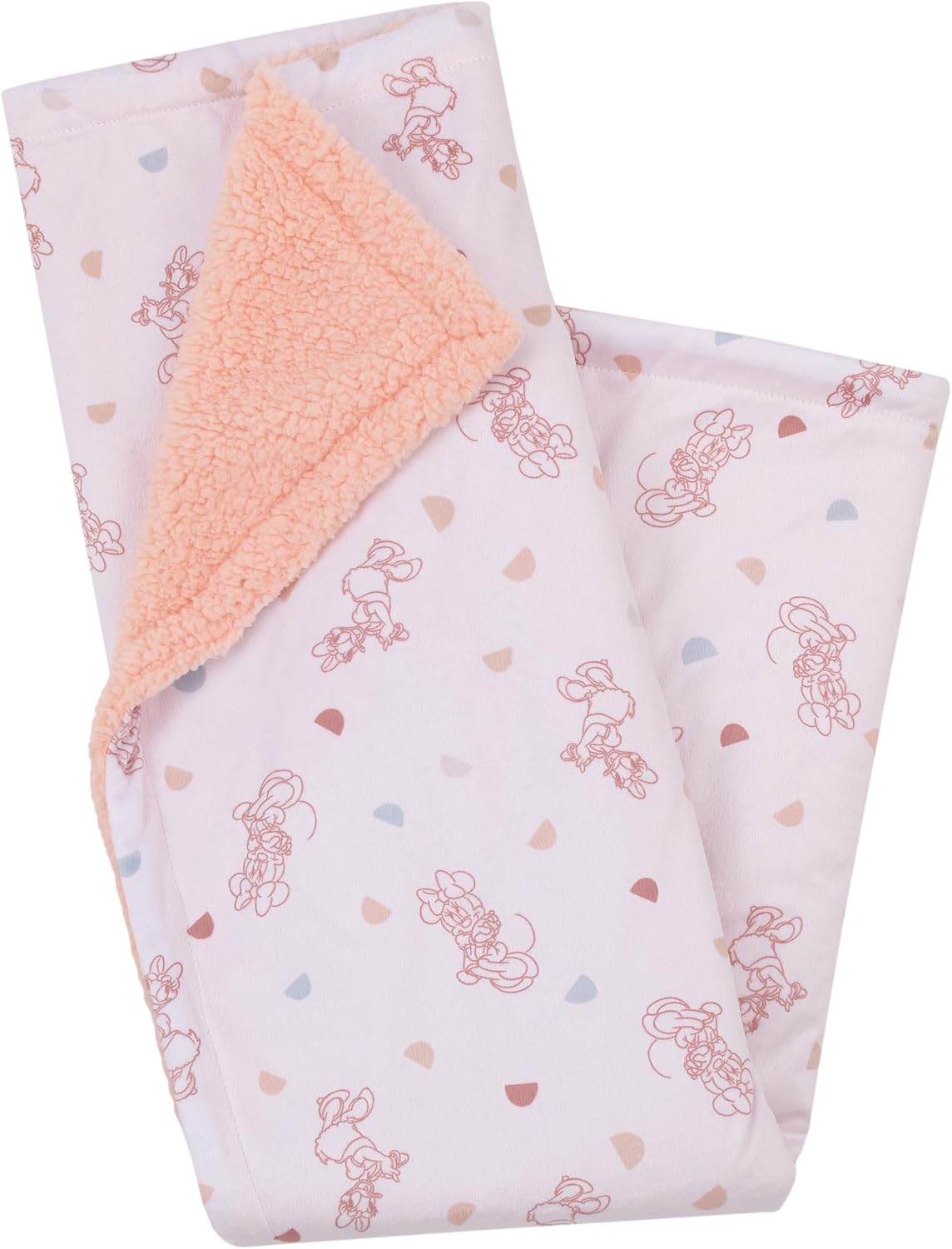 Manta de bebé súper suave de sherpa de Minnie Mouse de Disney, dise...
