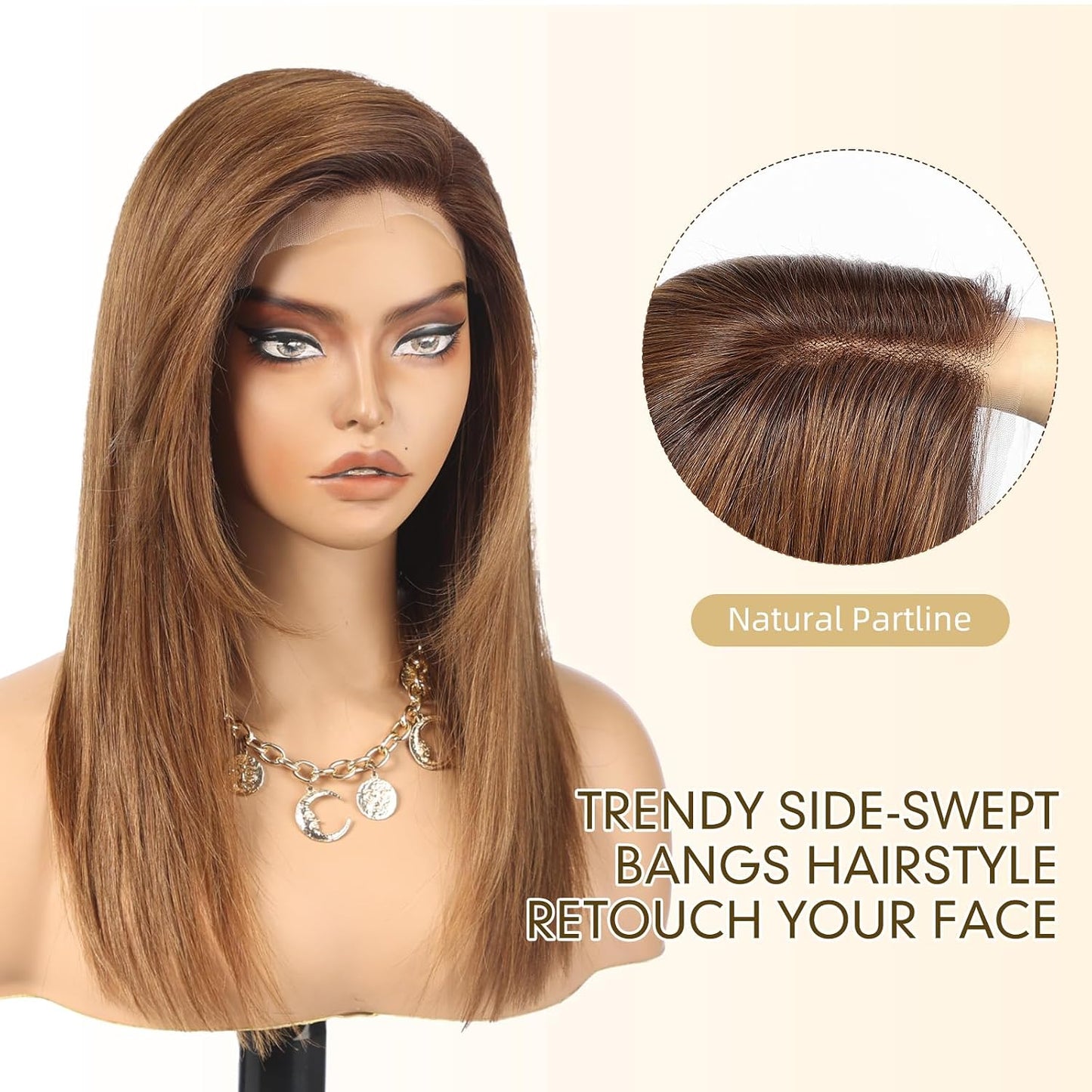 Wear but free KKU - Pelucas de cabello 100% humano para mujer, pelu...