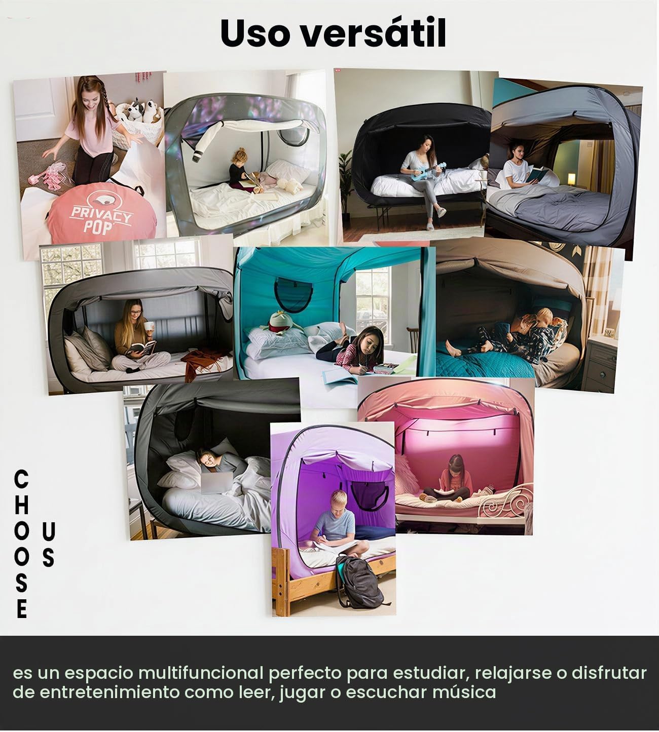 Poray Tienda de campaña emergente para bebé Tienda de privacidad pa...