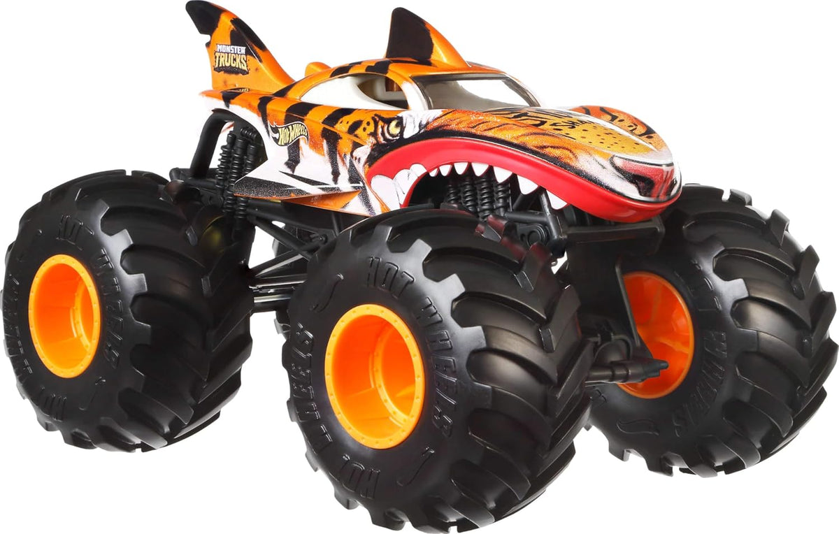 Hot Wheels Monster Trucks, camión monstruo de gran tamaño, camión d...