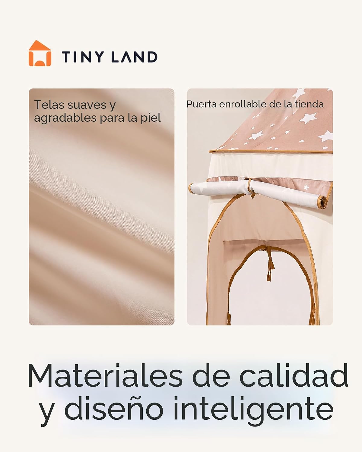 Tiny Land Túnel de juego y piscina de pelotas para niños pequeños,...