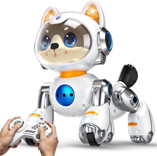 Eoyeskido Juguete robot inteligente programable para perro, 2.4 GHz...