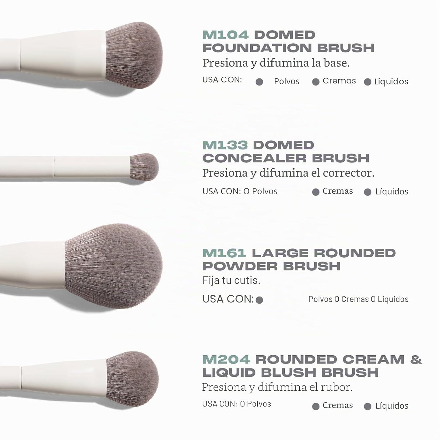 Morphe Best of Blends - Juego de 8 brochas de maquillaje, brochas d...