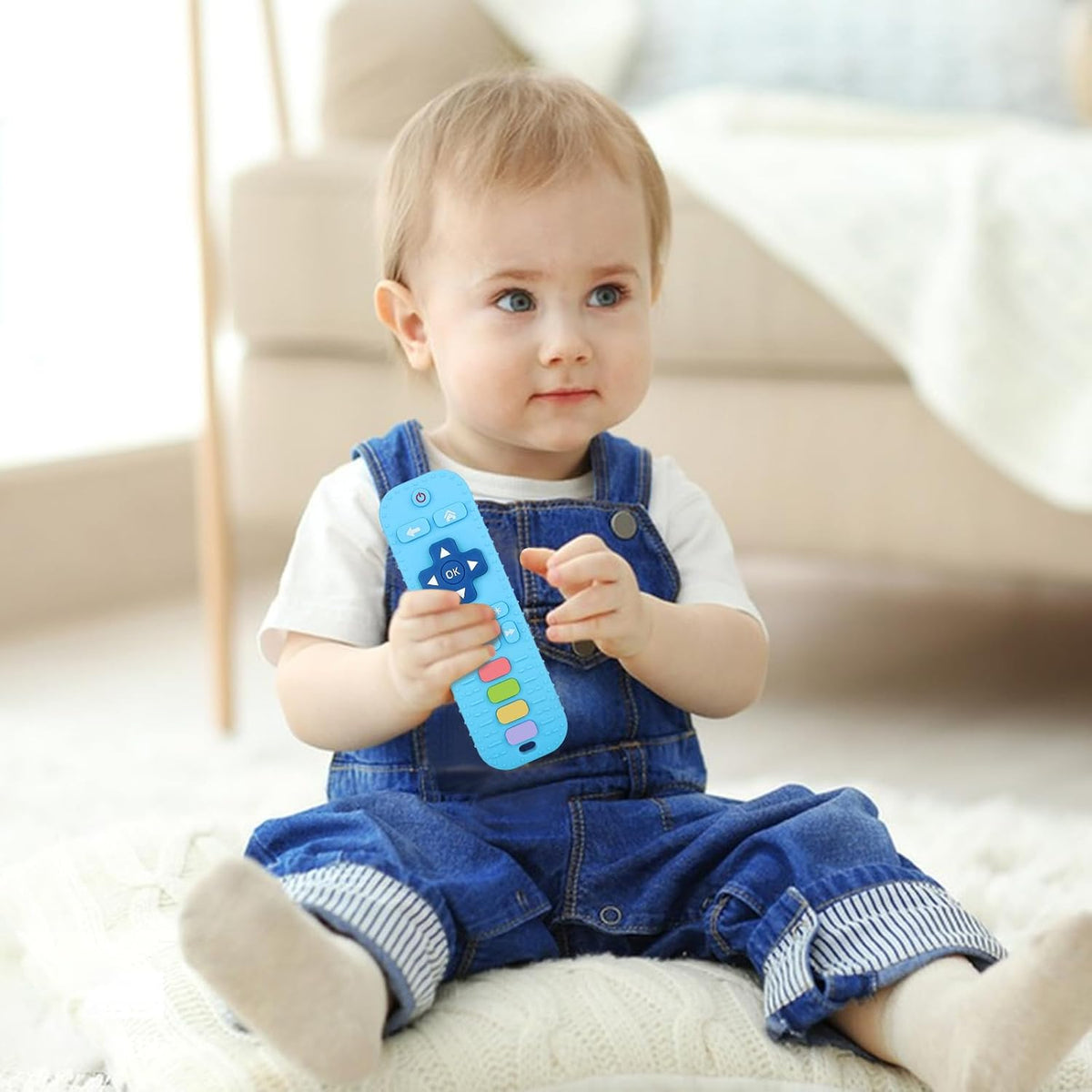 Fu Store Juguetes de Dentición de Silicona para Bebés y Niños Peque...