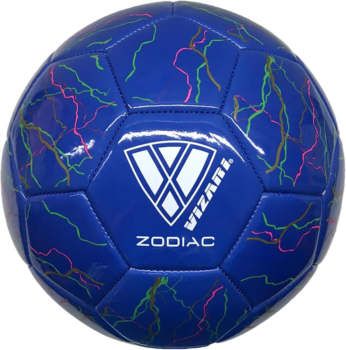 Balón de fútbol Vizari con flores