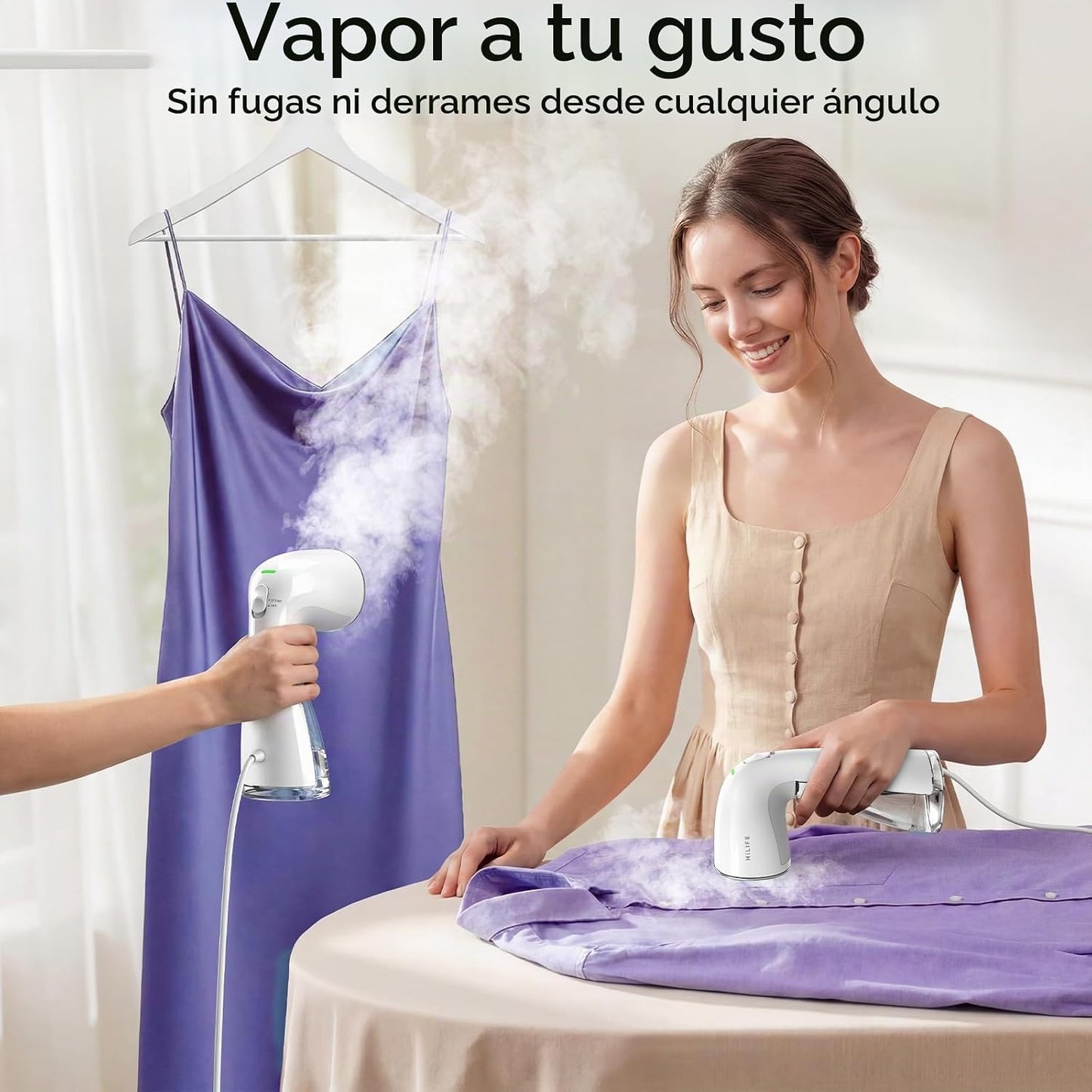 HiLIFE Vaporizador para ropa, vaporizador portátil de mano de 1100...