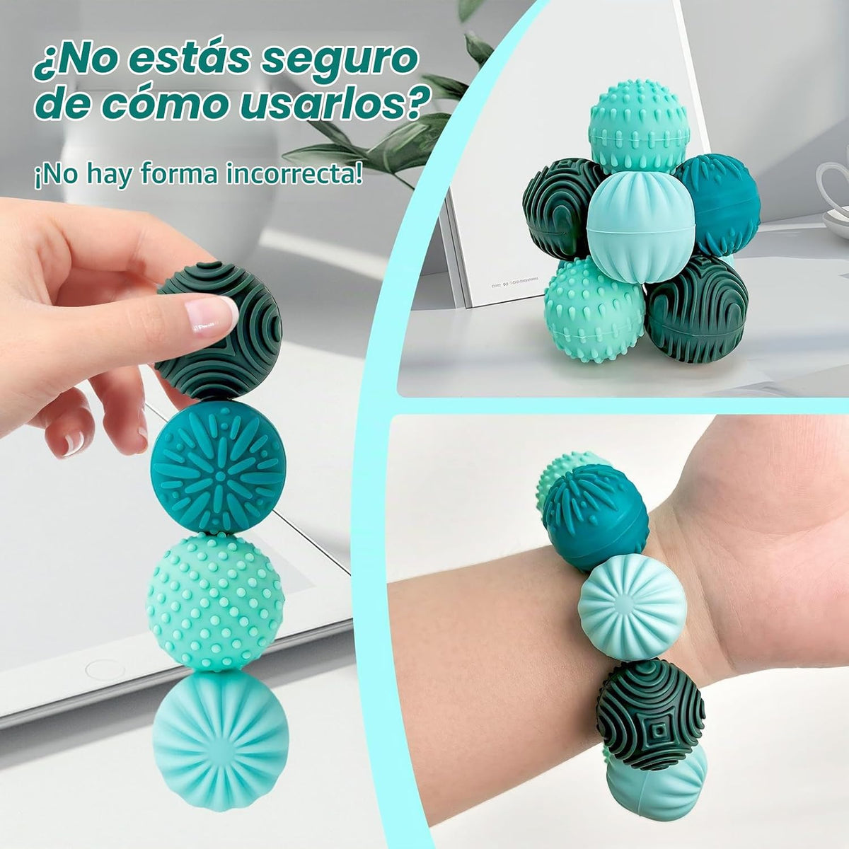 iKrto Fidget Toys - Bolas magnéticas para el estrés para adultos y...